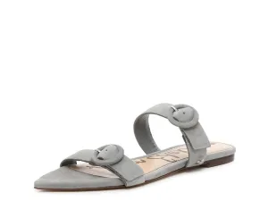 Slip On Mule Limited supply Flat Slide Slide Edelman Sam On Sandals Trusted LARUE Slip Suede Grey