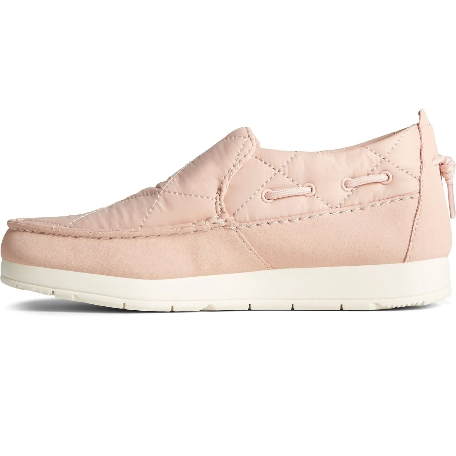 Sperry Women's Moc-Sider Nylon Slip On in Blush