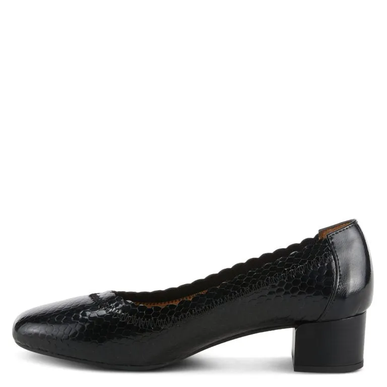 Spring Step - Ahmeria - Black Patent Leather