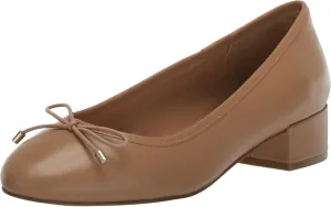 Steve Madden Women's Cherish Pump, Tan Leather, 10