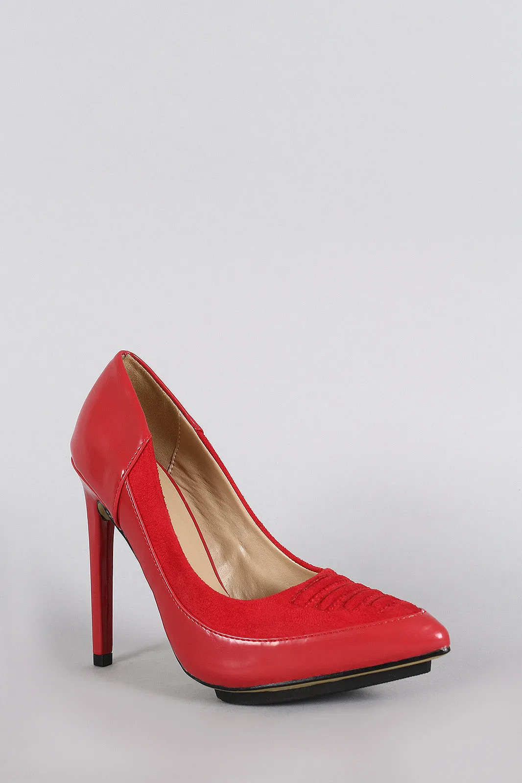 Stitched Stiletto Pump Toe Pointy Trim Summer special Private sale