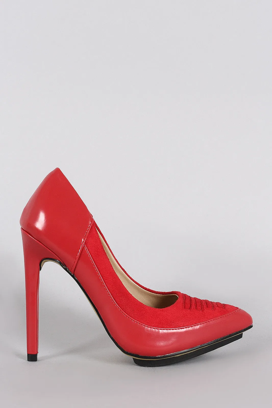 Stitched Stiletto Pump Toe Pointy Trim Summer special Private sale