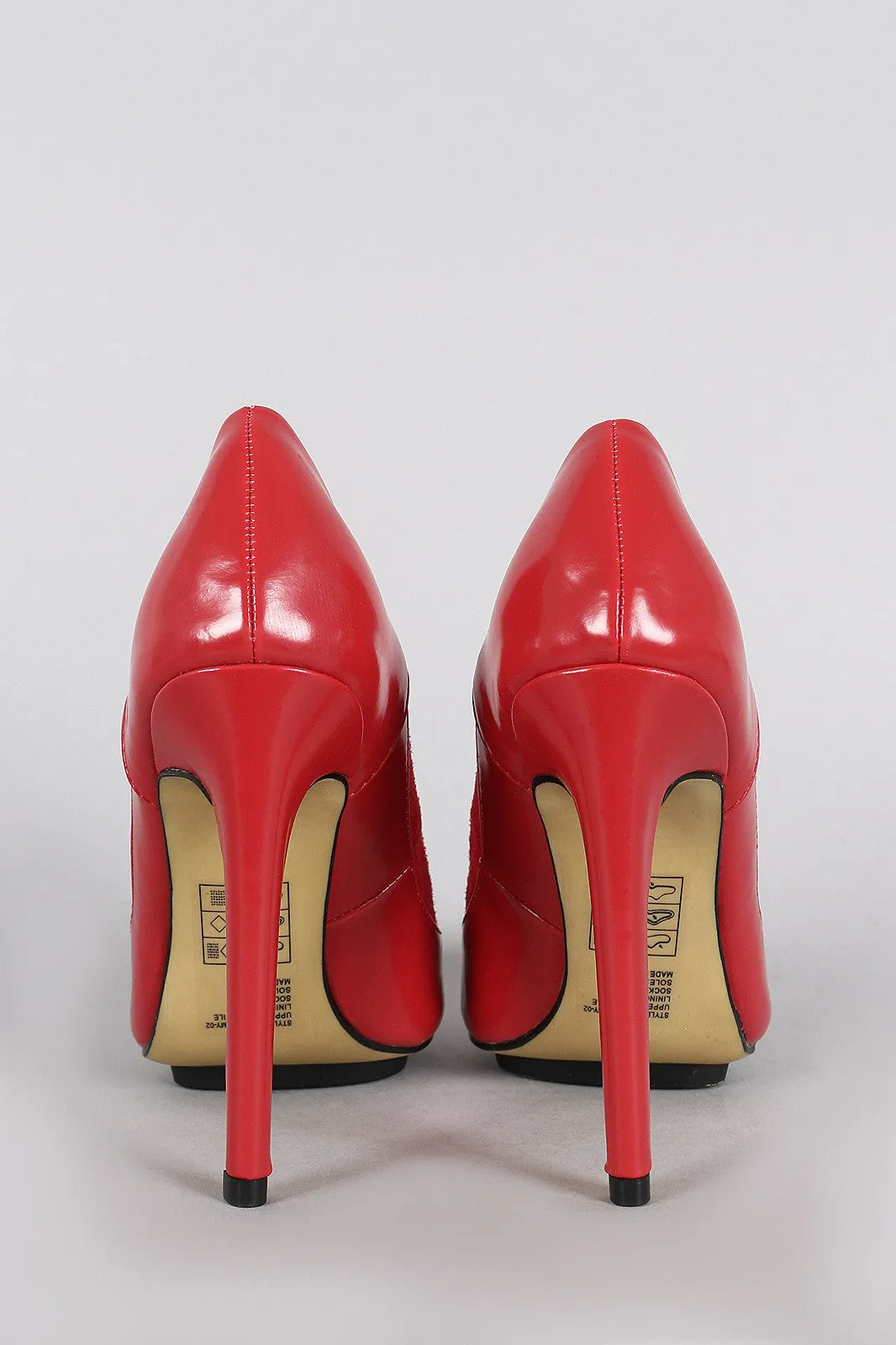 Stitched Stiletto Pump Toe Pointy Trim Summer special Private sale