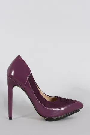 Stitched Stiletto Pump Toe Pointy Trim Summer special Private sale