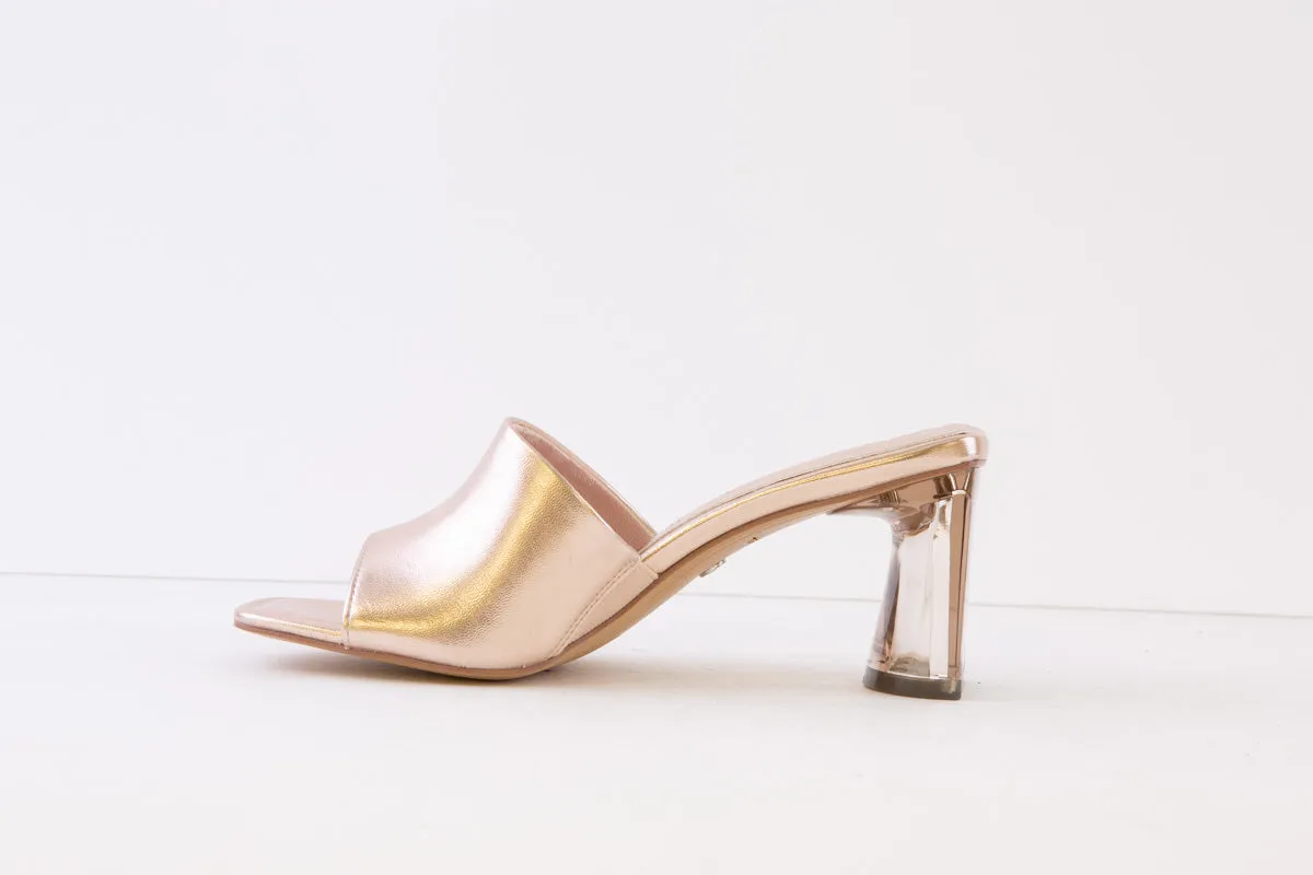 TAMARIS - 27248-583 HIGH HEEL MULE - ROSE GOLD