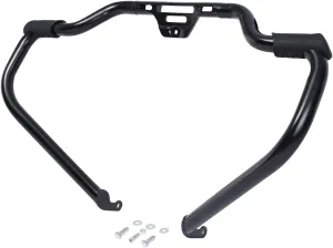 TCT-MOTORPARTS Mustache Engine Guard Crash Bar Support Fit for 2018-2025 Softail Fat Boy FLFB, Heritage Classic FLHC, Street Bob FXBB, Breakout FXBR, Fat Bob FXFB, Low Rider FXLR
