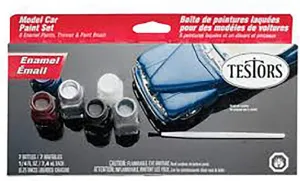 Testors 9119X Testor Corp. Model Car Paint Kit