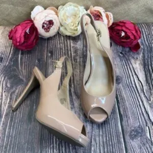 Thalia Sodi Nude Luzia Slingback Pumps 8.5M