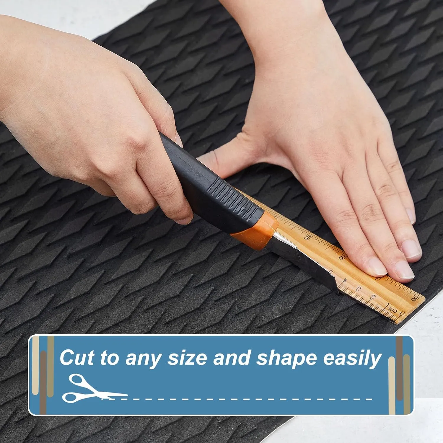 Timgle Marine Flooring for Boats EVA Foam Boat Flooring Decking Non Slip Self Adhesive Marine Boat Carpet Diamond Surfboard Traction Pad Boat Mats