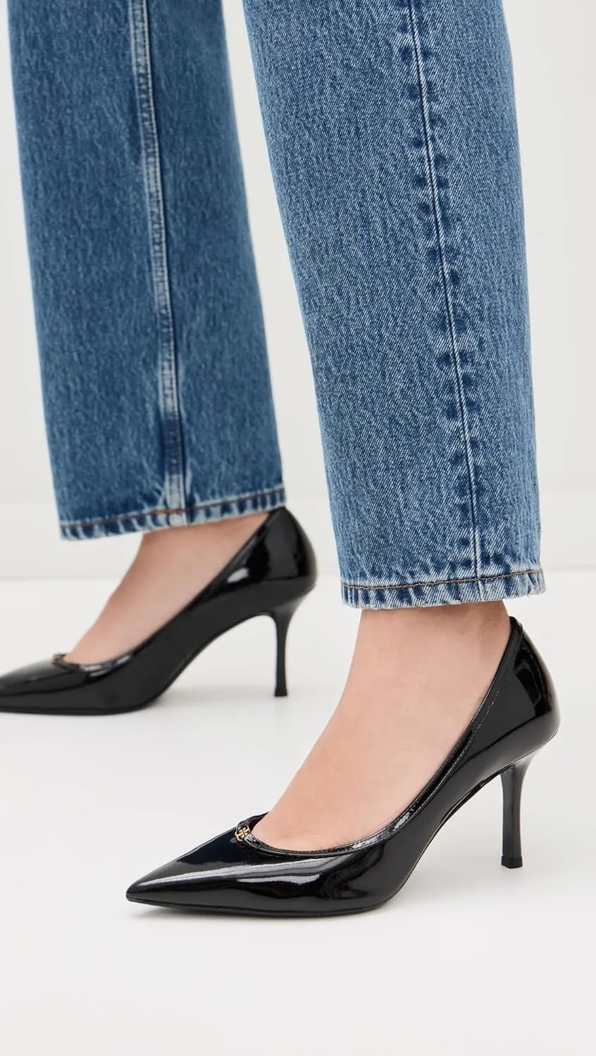 Tory Burch Women's Double T Buckle Pumps 80mm