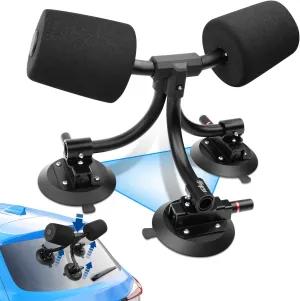 TriGrip Kayak Load Roller,3 Suction Cups Kayak Roller Loader,Kayak Helpers -Pump Vacuum Type- Kayak Roof Roller Loader Load Assist Mount,Kayak Loader Lift Assist System for Car SUV,Kayak Accessories