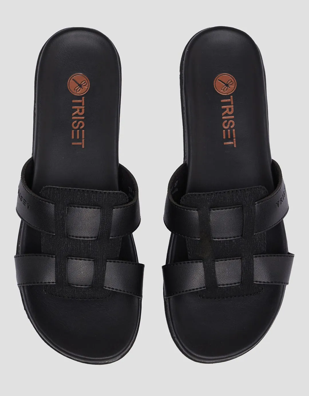 Triset Cubes Sandal Flat Wanita