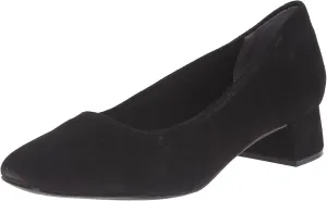 Trotters Women's LOLA Pump, Black Suede, 7.5 N US