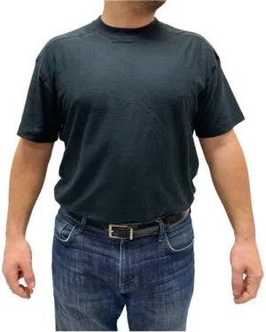 Tru-Spec Men's Short Sleeve Base Layer Crew T-Shirt, Black, Large