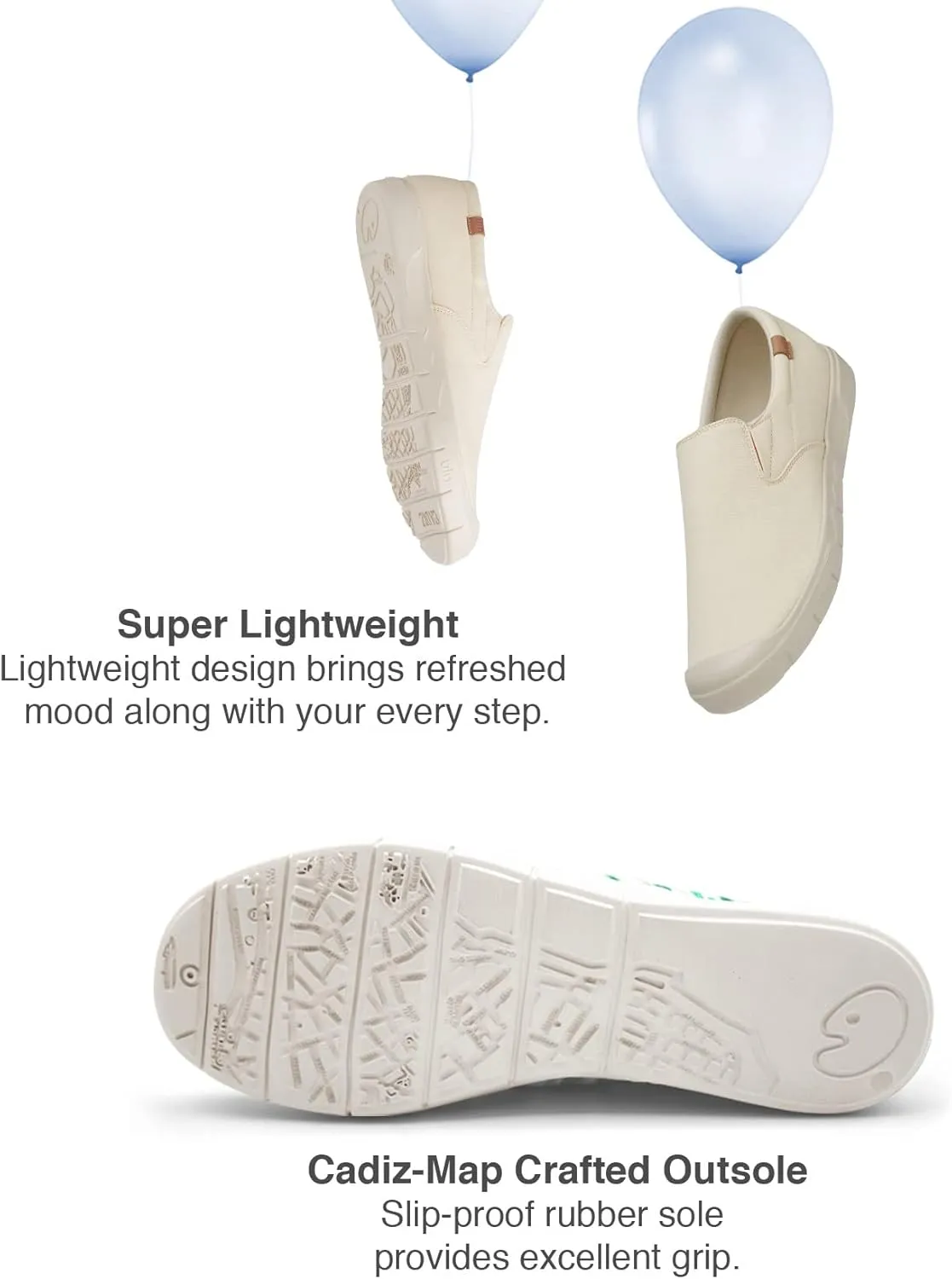 UIN Men's Fashion Sneakers Lightweight Walking Casual Slip Ons Comfortable Canvas Art Painted Travel Shoes Cadiz