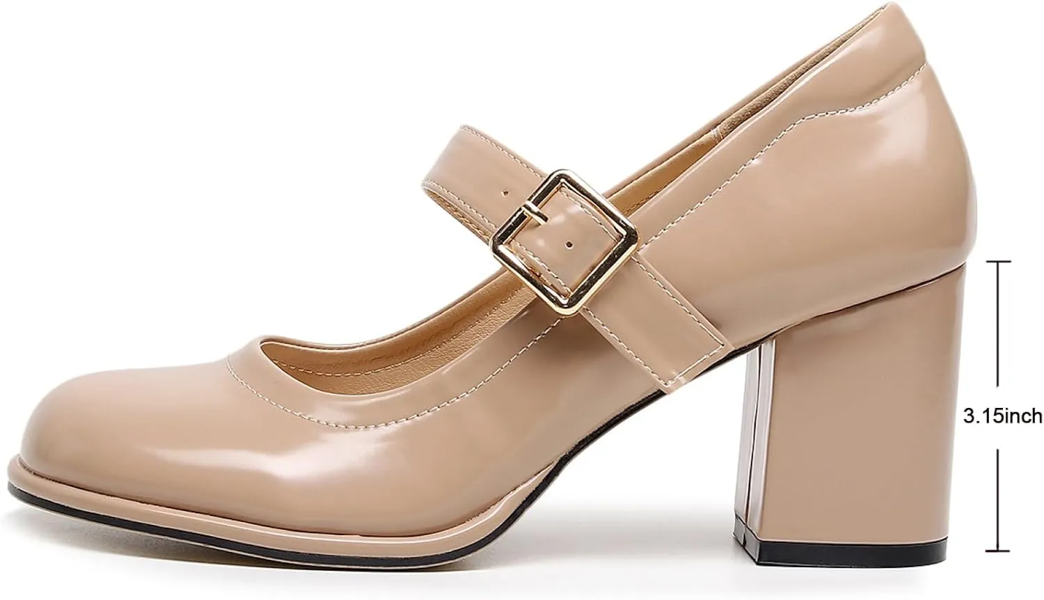 VenusCelia Women's Mary Jane Pump Heeled Shoe