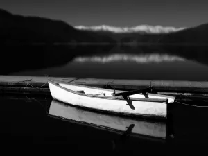White lake boat
