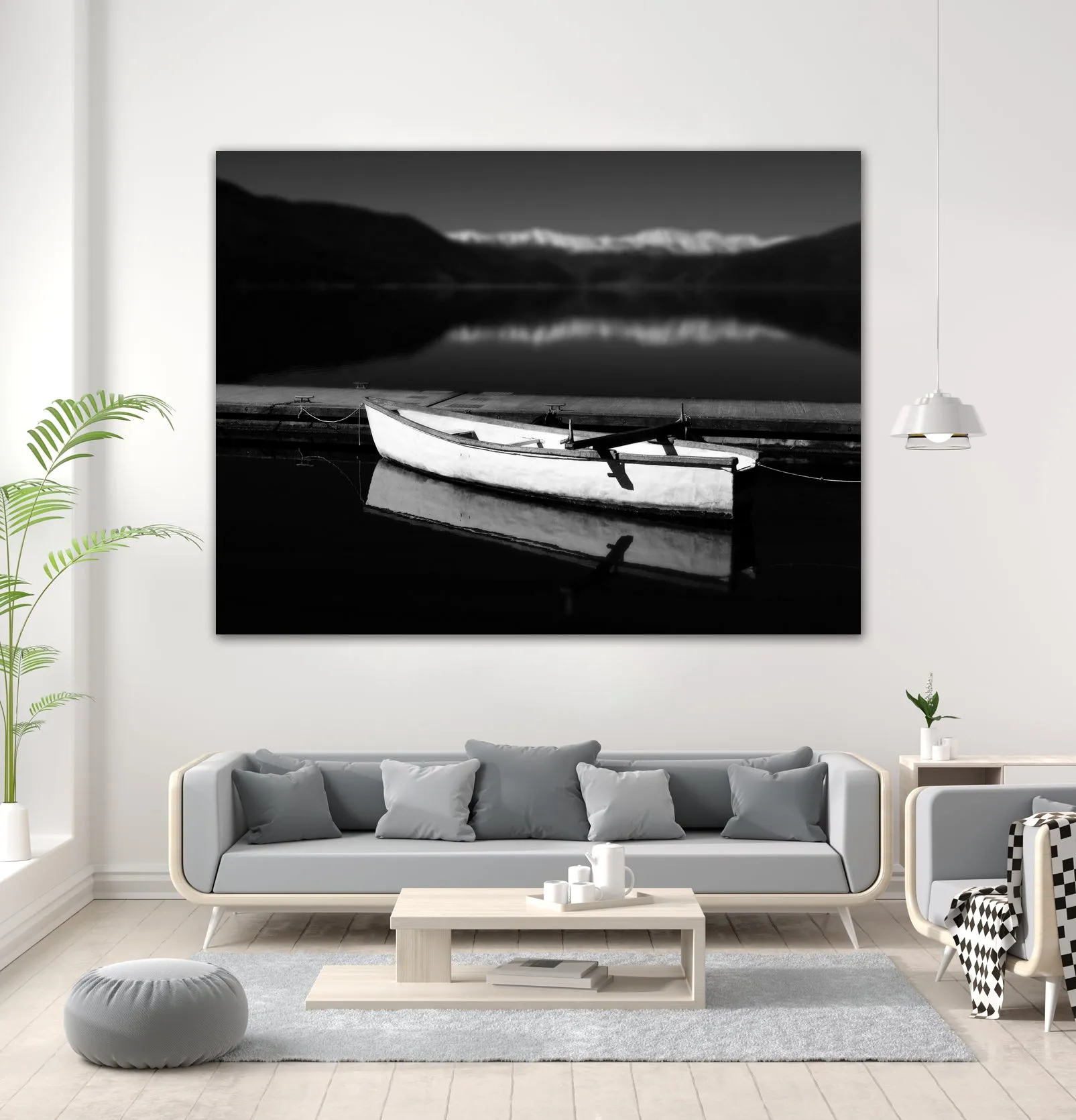 White lake boat