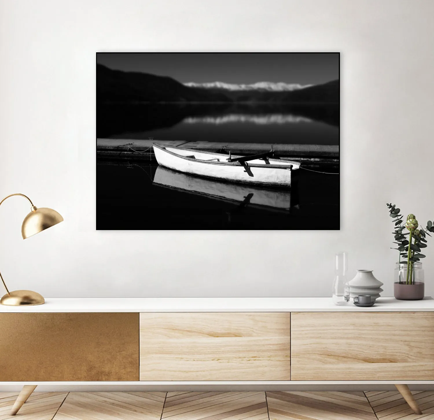 White lake boat