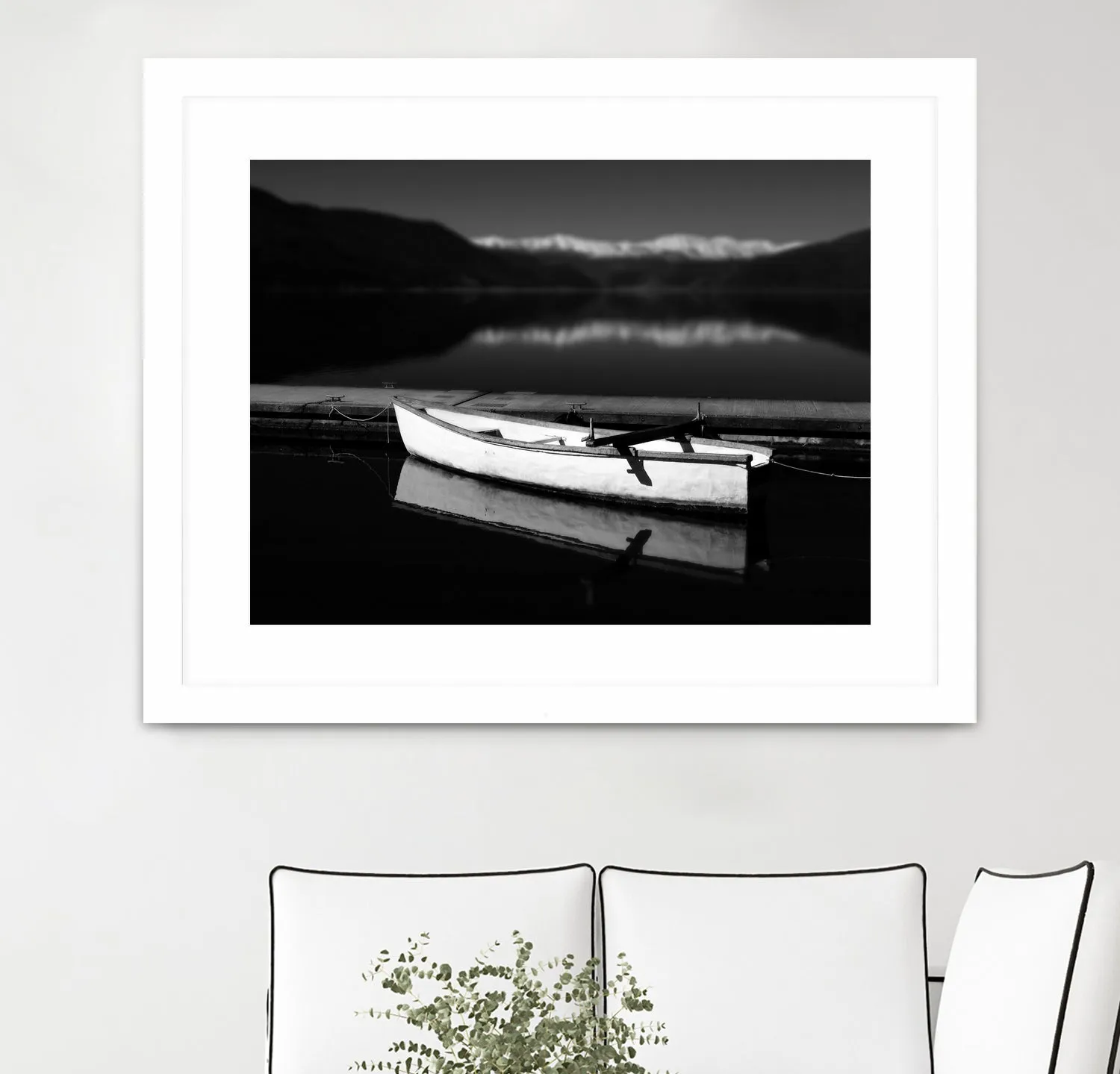 White lake boat