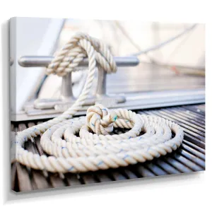 White Nautical Mooring Rope