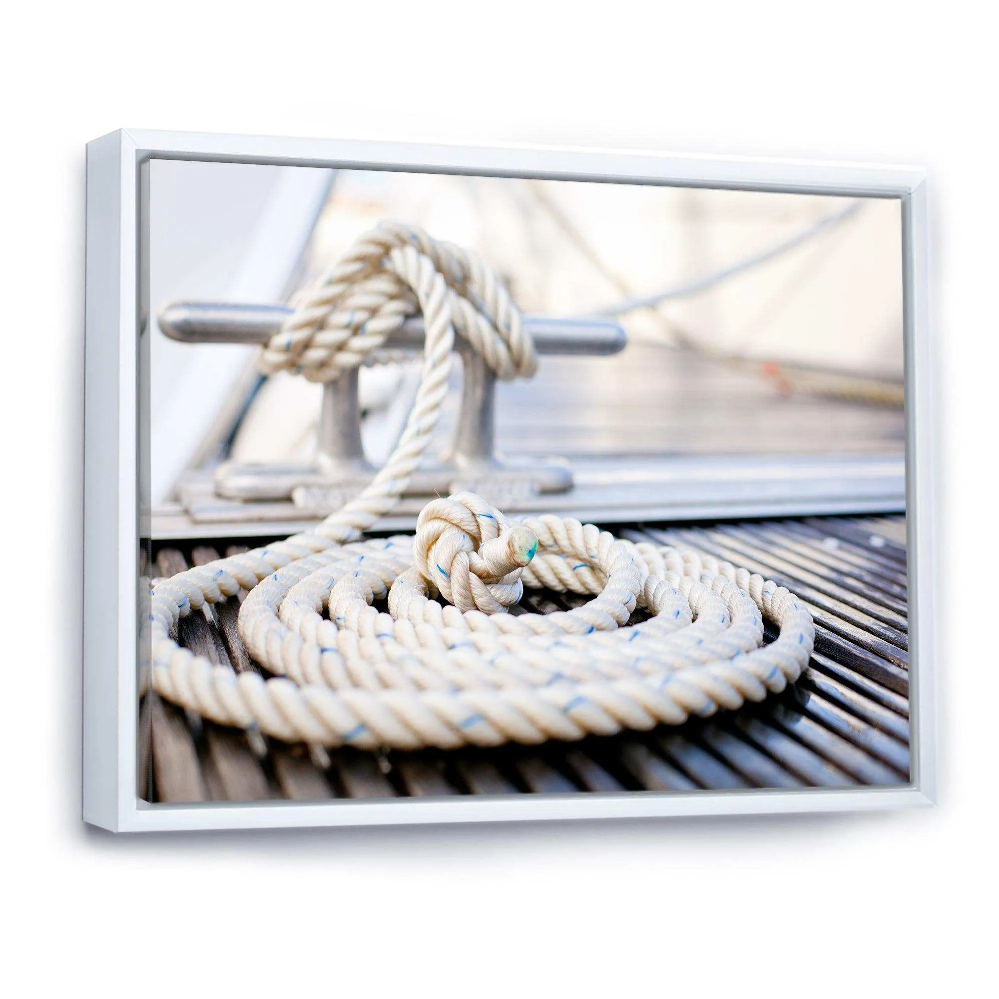 White Nautical Mooring Rope