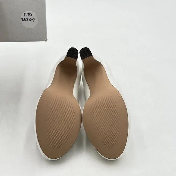 Women's Low Platform High Chunky Heeled Slip On Closed Round Toe Pump Elegant
