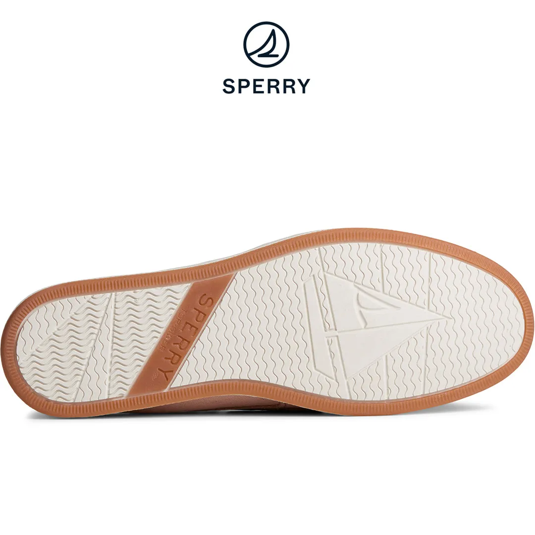 Women's Starfish Palm Emboss 1-Eye Boat Shoe Rose (STS88615)