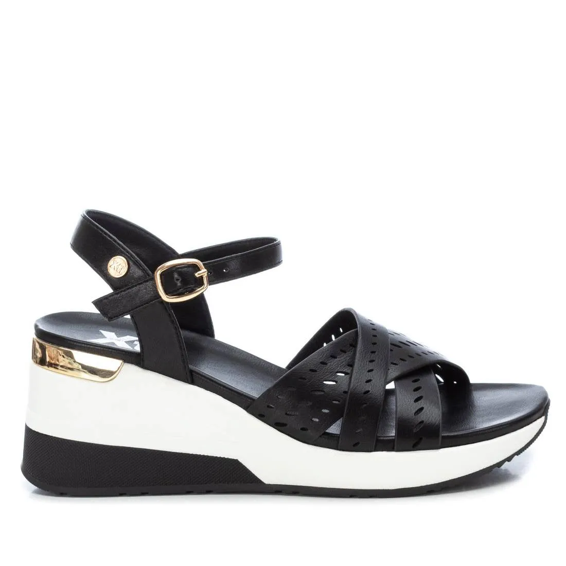 Xti Ladies Wedge Crisscross Sandal 141191