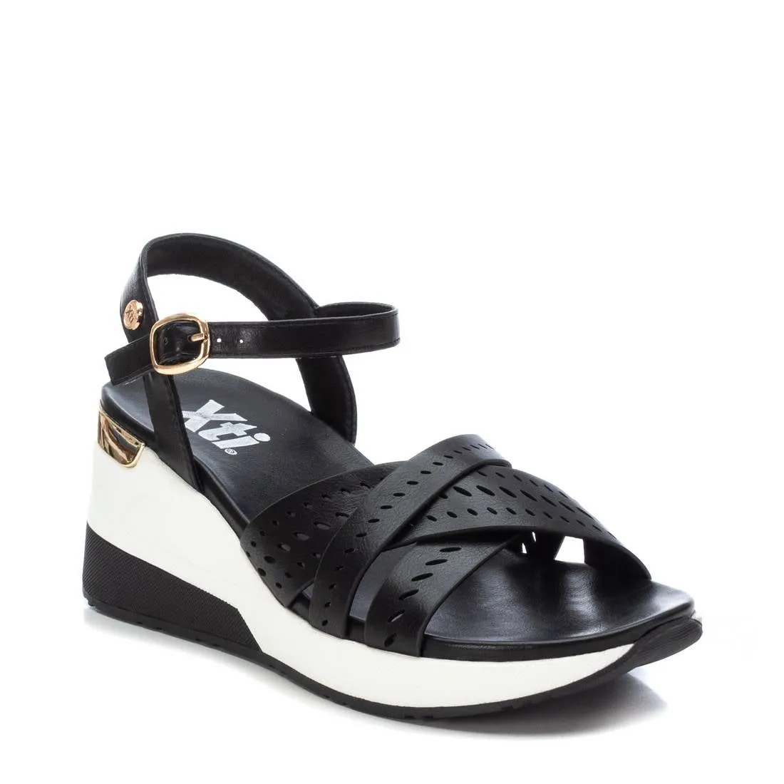 Xti Ladies Wedge Crisscross Sandal 141191
