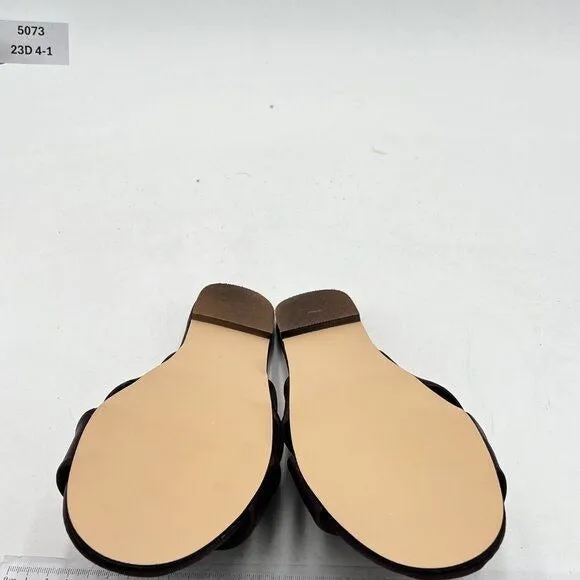 XYD Open Toe Bowknot Crossover Flats Sandals Slip On Mule Backless Slides Shoes