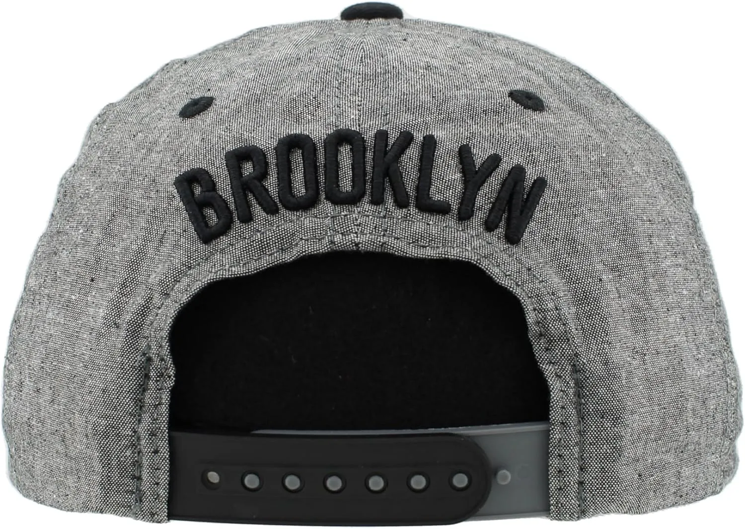 ZHATS NBA Officially Licensed Adjustable Snapback Hat Heather Black