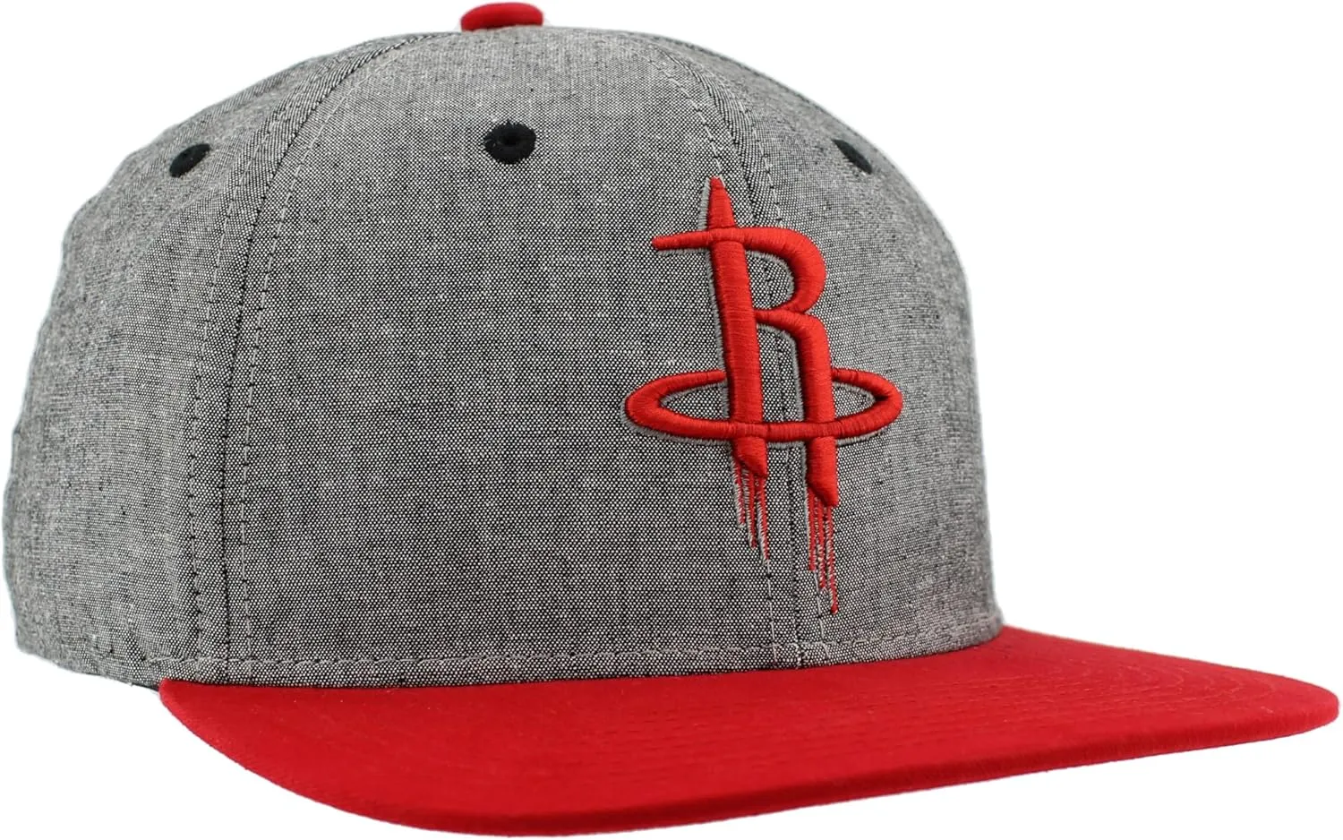 ZHATS NBA Officially Licensed Adjustable Snapback Hat Heather Black