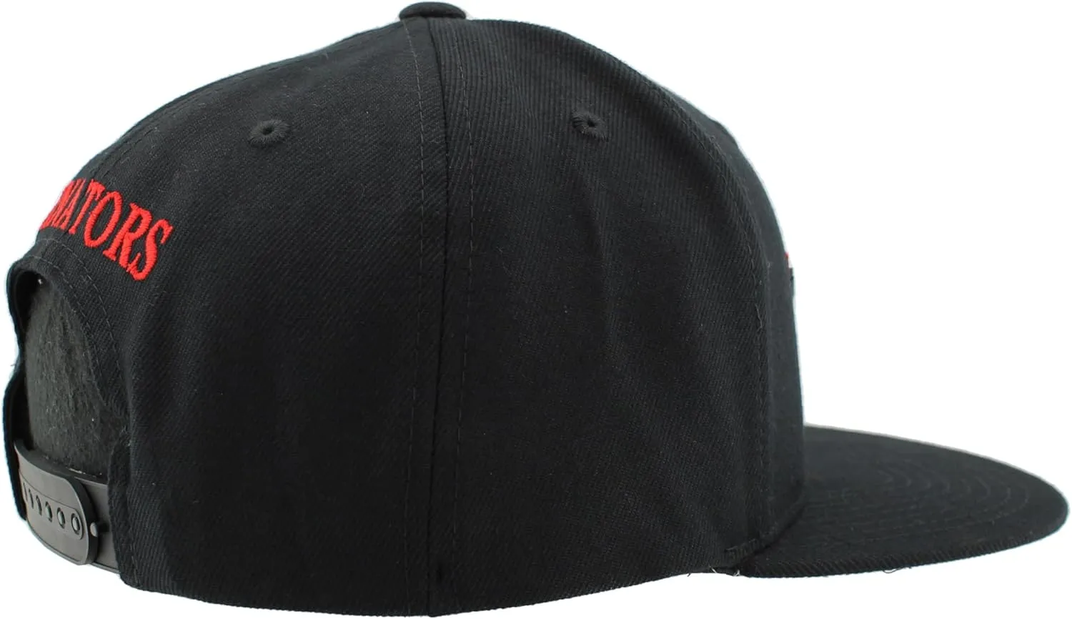 ZHATS NHL Officially Licensed Adjustable Snapback Hat Flat Bill Z11 Black Element