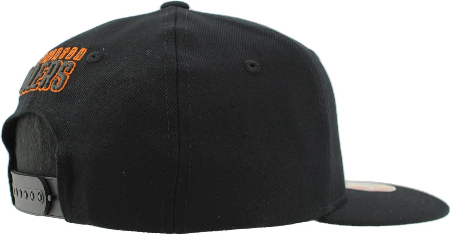 ZHATS Unisex Kid's NHL Officially Licensed Youth Adjustable Snapback Hat Flat Bill Z11 Black Element